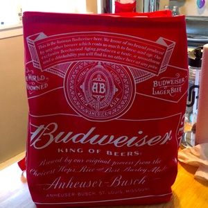 VINTAGE, NEVER USED Budweiser Insulated Backpack